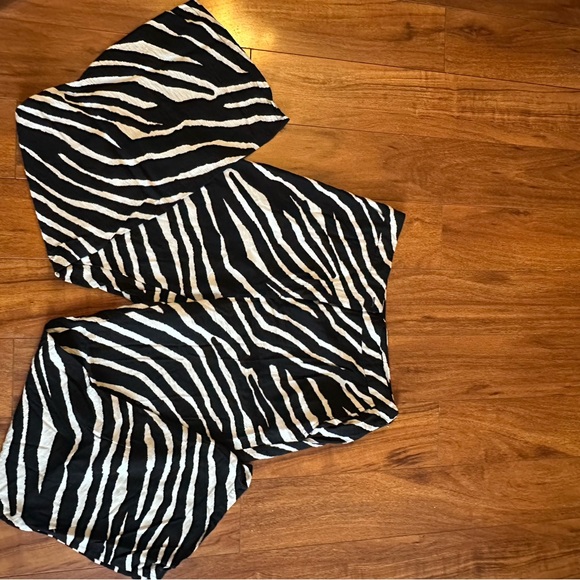 Sincerely Jules Zebra Print Wide-Leg Pants XL - Picture 4 of 5